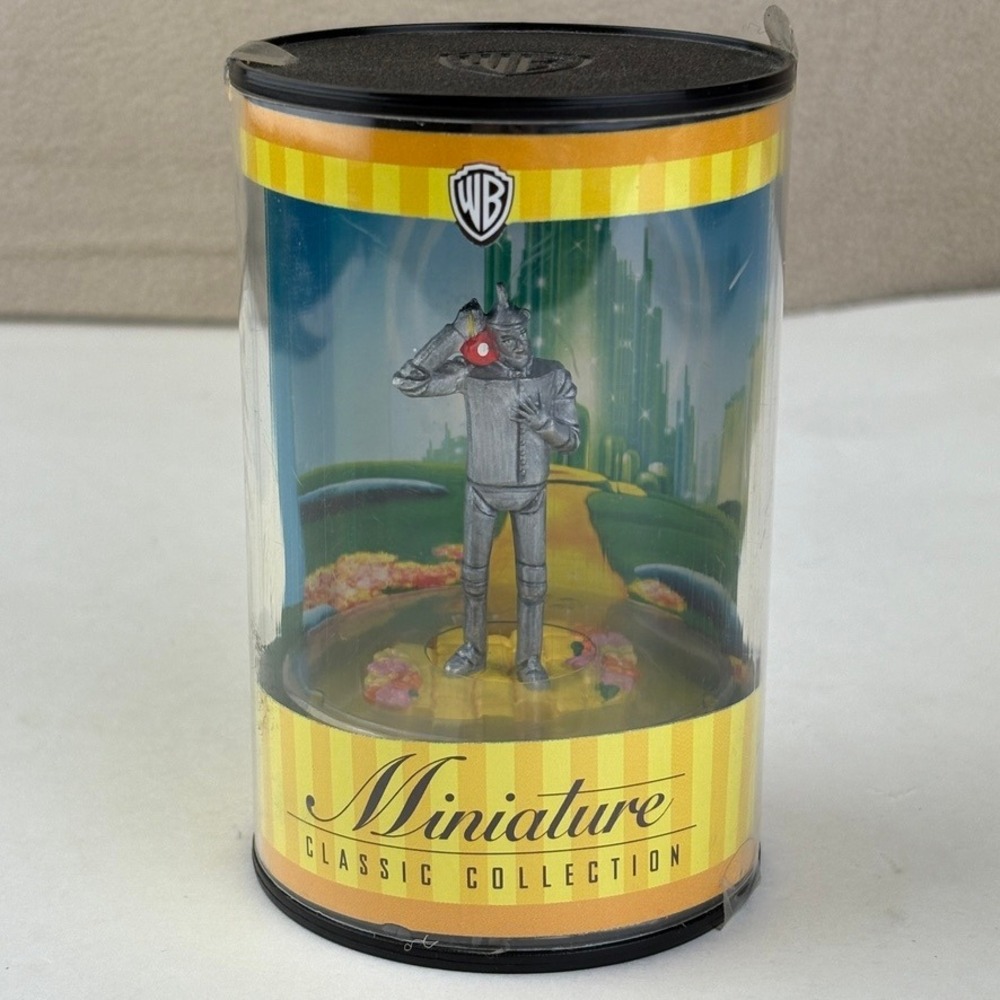 1999 WB Miniature‎ Classic Collection Wizard of Oz TIN MAN NIB Vintage